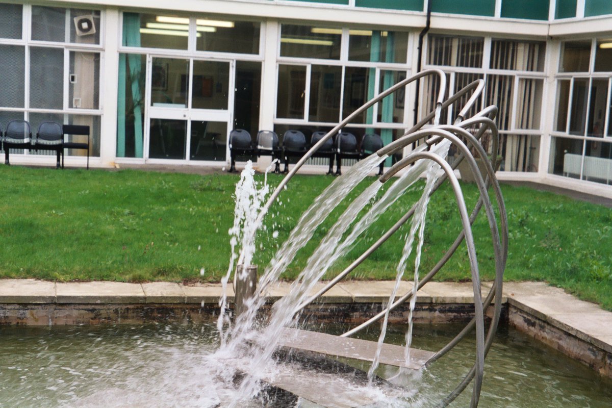 Kenneth Martin spent several weeks at Brixton College working with the steel tubes to train the water and shape the space between, endlessly turning the water off and getting in and out of the pool to create a 'constructed organism living in architectural space'. #LCCLegacy60