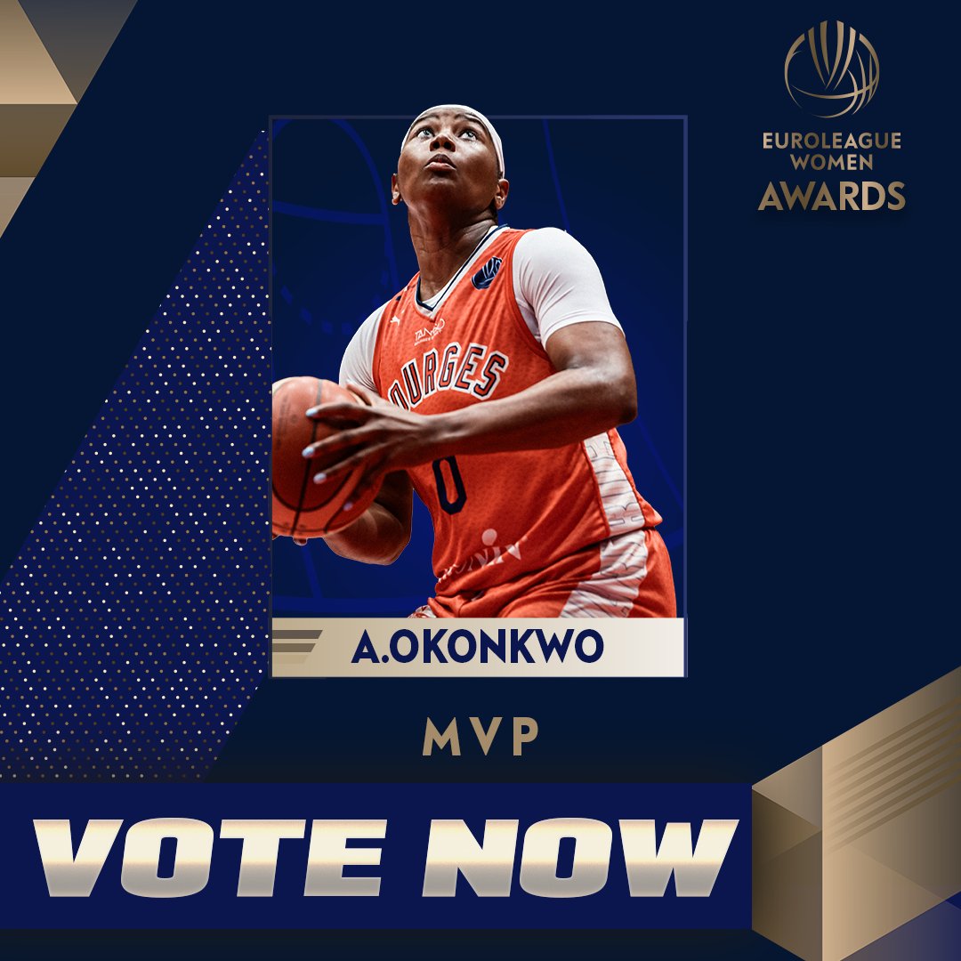 afrobasketwomen's tweet image. ๐ฅ๐ณ๐ฌ Amy Okonkwo for EuroLeague Women MVP! ๐ฅ The Nigerian star has been unstoppable this season! ๐๐ช๐พ Show your support & cast your vote now! ๐ณ๏ธ๐๐พ
๐ fiba.basketball/en/events/euroโฆ
#EuroLeagueWomen | #Nigeria | #MVP
