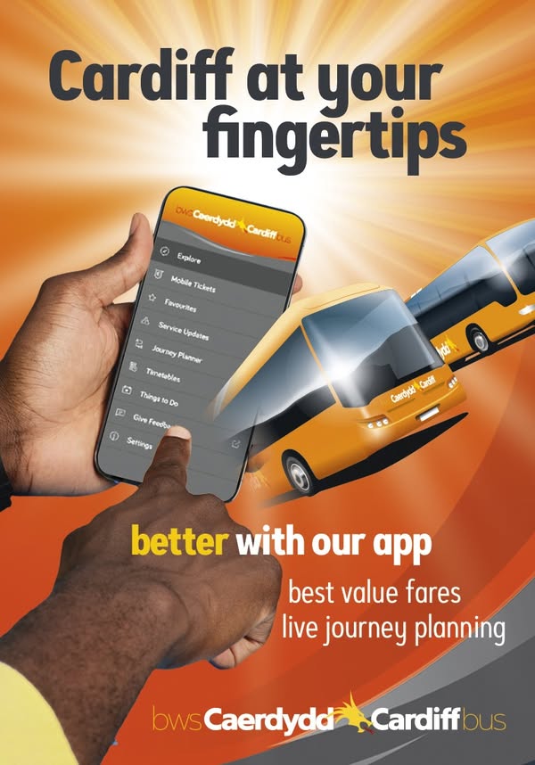Visit Cardiff (@visitcardiff) on Twitter photo Get around easy, download the <a href="/Cardiffbus/">Cardiff Bus</a> App for FREE today! 🚌🎟️
There are plenty of things to do and see in and around our network, so why not explore by bus?
Leave your car at home and try our best value fares through our app. Get out and about for less and make the most Get around easy, download the <a href="/Cardiffbus/">Cardiff Bus</a> App for FREE today! 🚌🎟️
There are plenty of things to do and see in and around our network, so why not explore by bus?
Leave your car at home and try our best value fares through our app. Get out and about for less and make the most