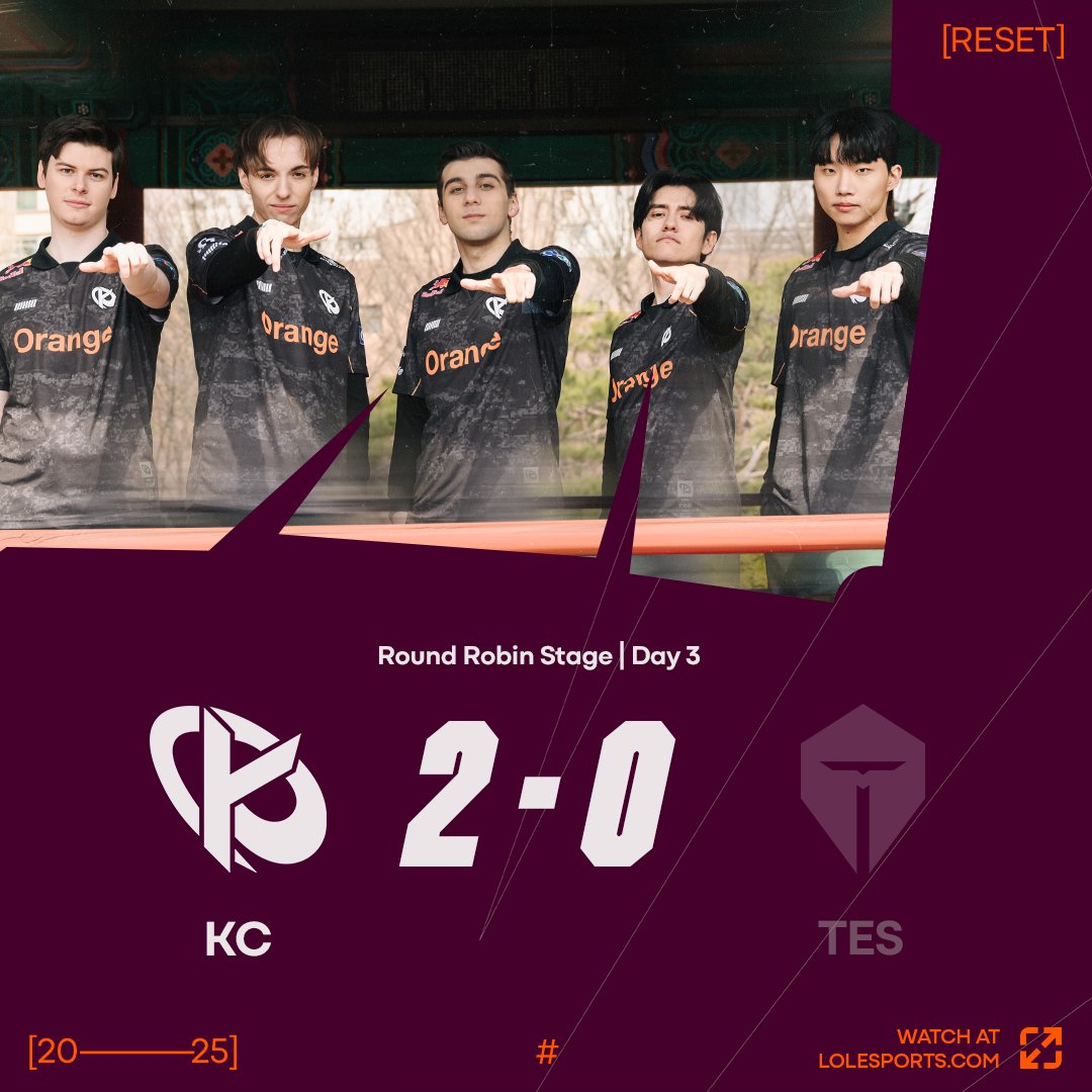 🟦🟦🟦

<a href="/KarmineCorp/">Karmine Corp</a> win 2-0 against <a href="/TOP_Esports_/">TOPESPORTS</a>! #FST2025