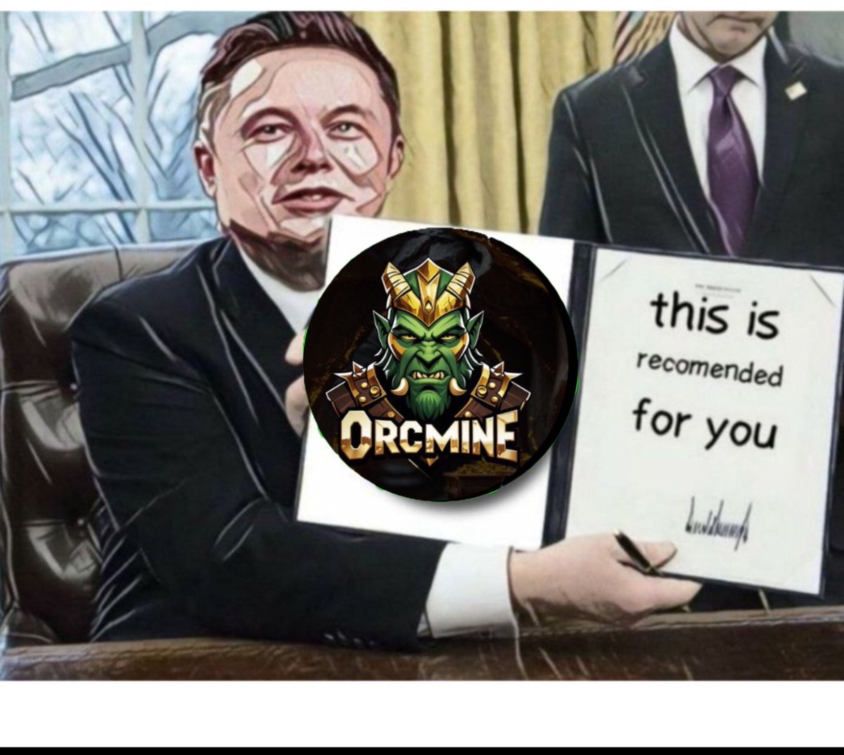 AlaoMueez's tweet image. @orcminegame 
My meme entry 
Hope you love it