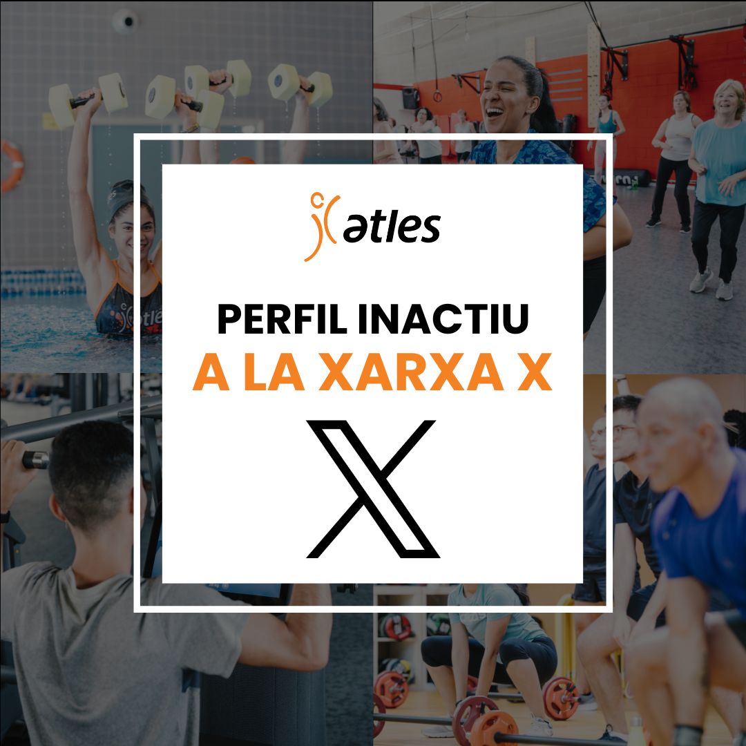 Aquest perfil queda inactiu per indicació de
<a href="/bcn_ajuntament/">Ajuntament de Barcelona</a>, podeu seguir tota l’actualitat d'Atles Esports a través dels següents canals:  

Web: atlesesports.cat
Instagram: instagram.com/atlesesports/
Bluesky: <a href="/atlesesports/">Atles Esports</a>.bsky.social
Facebook: facebook.com/atlesesports