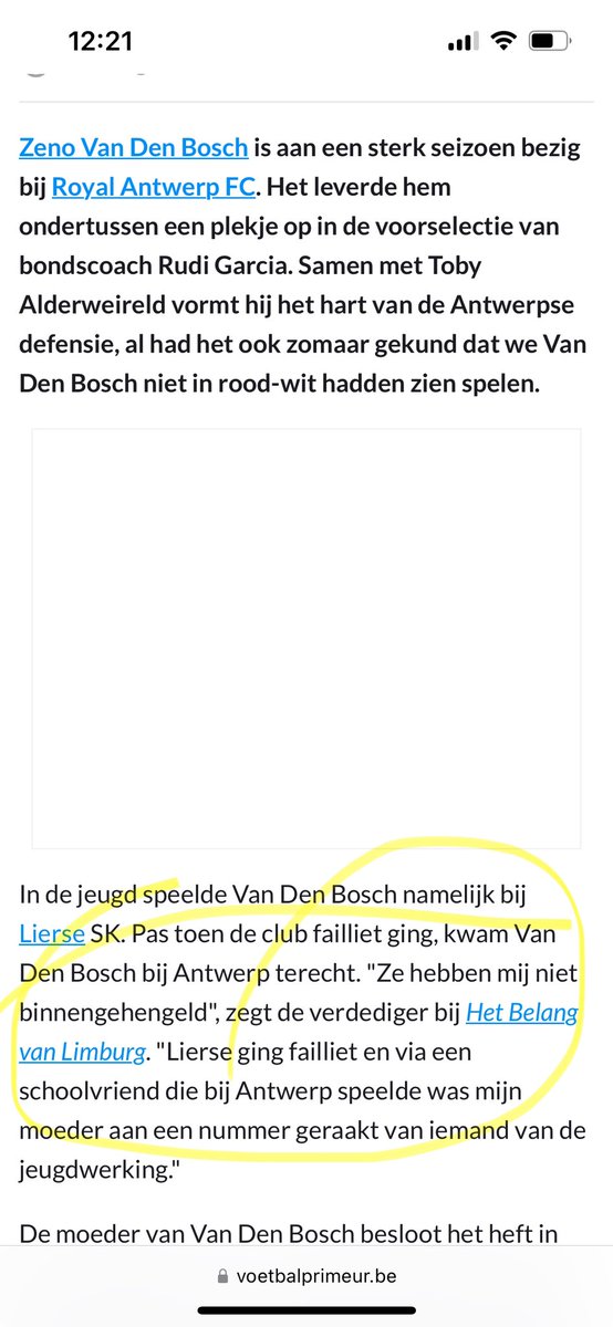 Dave Peters (@deefpeters) on Twitter photo . <a href="/VoetbalPrimeur/">VoetbalPrimeur</a>
Geen probleem dat jullie (een beetje) content van een freelancer overnemen met de juiste bronvermelding. Maar dat Zeno dit zei in Het Belang?!? Man, man, man, deze rubriek bestaat al β100β jaar in Het Nieuwsblad! #notsofaq
Je verzint het niet β¦
Herpak u . <a href="/VoetbalPrimeur/">VoetbalPrimeur</a>
Geen probleem dat jullie (een beetje) content van een freelancer overnemen met de juiste bronvermelding. Maar dat Zeno dit zei in Het Belang?!? Man, man, man, deze rubriek bestaat al β100β jaar in Het Nieuwsblad! #notsofaq
Je verzint het niet β¦
Herpak u