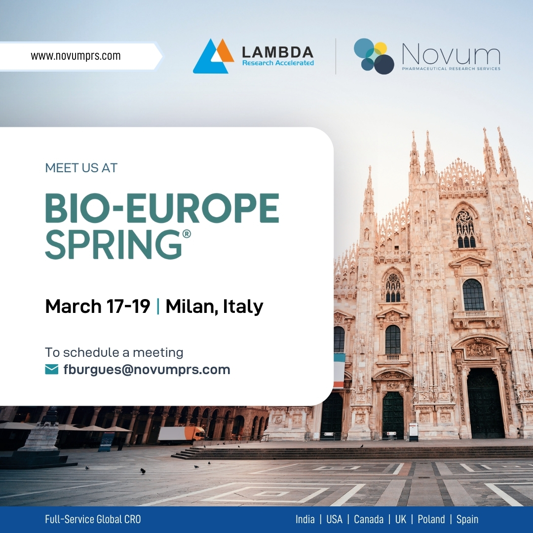 LambdaCRO's tweet image. We’re heading to #BIOEuropeSpring &amp;amp; #DCATWeek! Let’s connect and discuss how our full-service global CRO capabilities can support your clinical development goals. Looking to collaborate? We’re just a meeting away! lnkd.in/dk8bZae6

#LambdaTherapeuticResearch #LambdaNovum