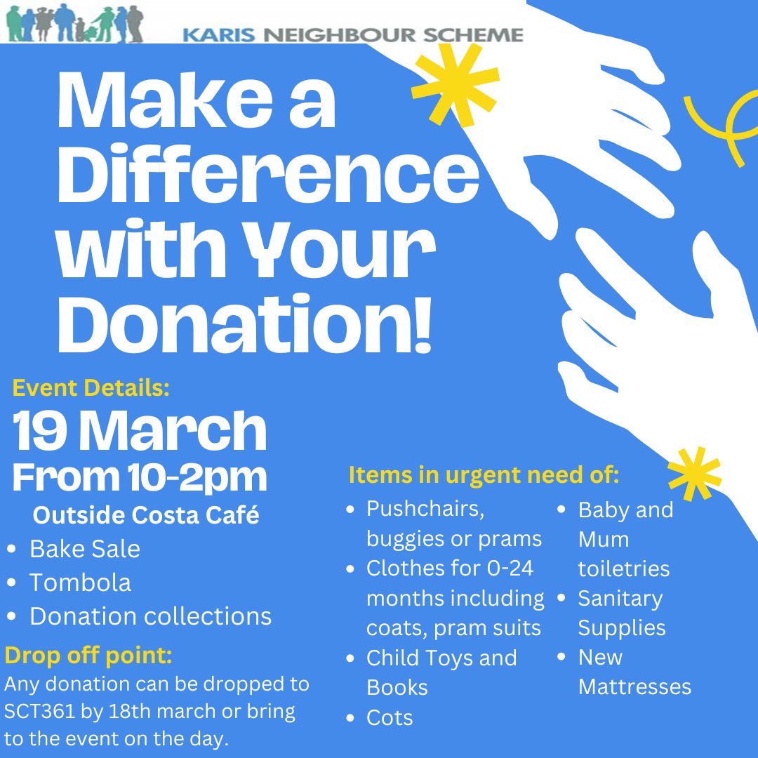 BCU_CYPnursing (@bcu_cypnursing) on Twitter photo Our 3rd/4th Child field students are holding a bake sale and games, we would love for your support either coming on the day or donating from the below list!
<a href="/BCUNursingteam/">BCUNursingteam</a> <a href="/BCUAdultNursing/">BCU Adult Nursing</a> <a href="/BCUHELS/">BCU HELS</a> <a href="/BCUMHNTeam/">BCU MH Nursing team</a> <a href="/BCURNApprentice/">BCU Nurse Degree Apprenticeship</a>
1/2 Our 3rd/4th Child field students are holding a bake sale and games, we would love for your support either coming on the day or donating from the below list!
<a href="/BCUNursingteam/">BCUNursingteam</a> <a href="/BCUAdultNursing/">BCU Adult Nursing</a> <a href="/BCUHELS/">BCU HELS</a> <a href="/BCUMHNTeam/">BCU MH Nursing team</a> <a href="/BCURNApprentice/">BCU Nurse Degree Apprenticeship</a>
1/2