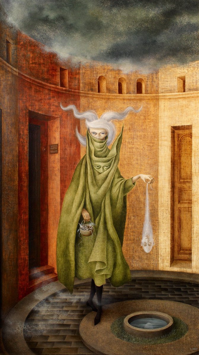 "Sólo es un cuadro, no le busques más significados".
🍹Sujétame el cubata, que te voy a demostrar que todo aquí tiene su por qué.

Si eres de los que cree que ir a terapia es sólo una moda, tienes que saber más sobre esta obra pintada hace más de medio siglo. ¡Te lo cuento!  🧵⤵️