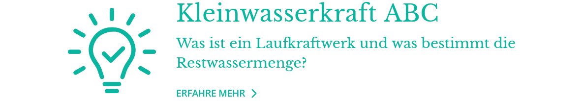 Was ist ein #Durchlaufkraftwerk und was bestimmt die #Restwassermenge?  Auf unserer neuen Website erklären wir die wichtigsten Begriffe rund um die #Kleinwasserkraft.  
Fehlt ein Begriff? Bitte teilen Sie uns das mit!  
kleinwasserkraft.ch/de/kleinwasser…
<a href="/kwkgl/">IG Kleinwasserkraft</a> <a href="/vsmasam/">VSM/ASAM</a> <a href="/EnergieSchweiz/">EnergieSchweiz</a>