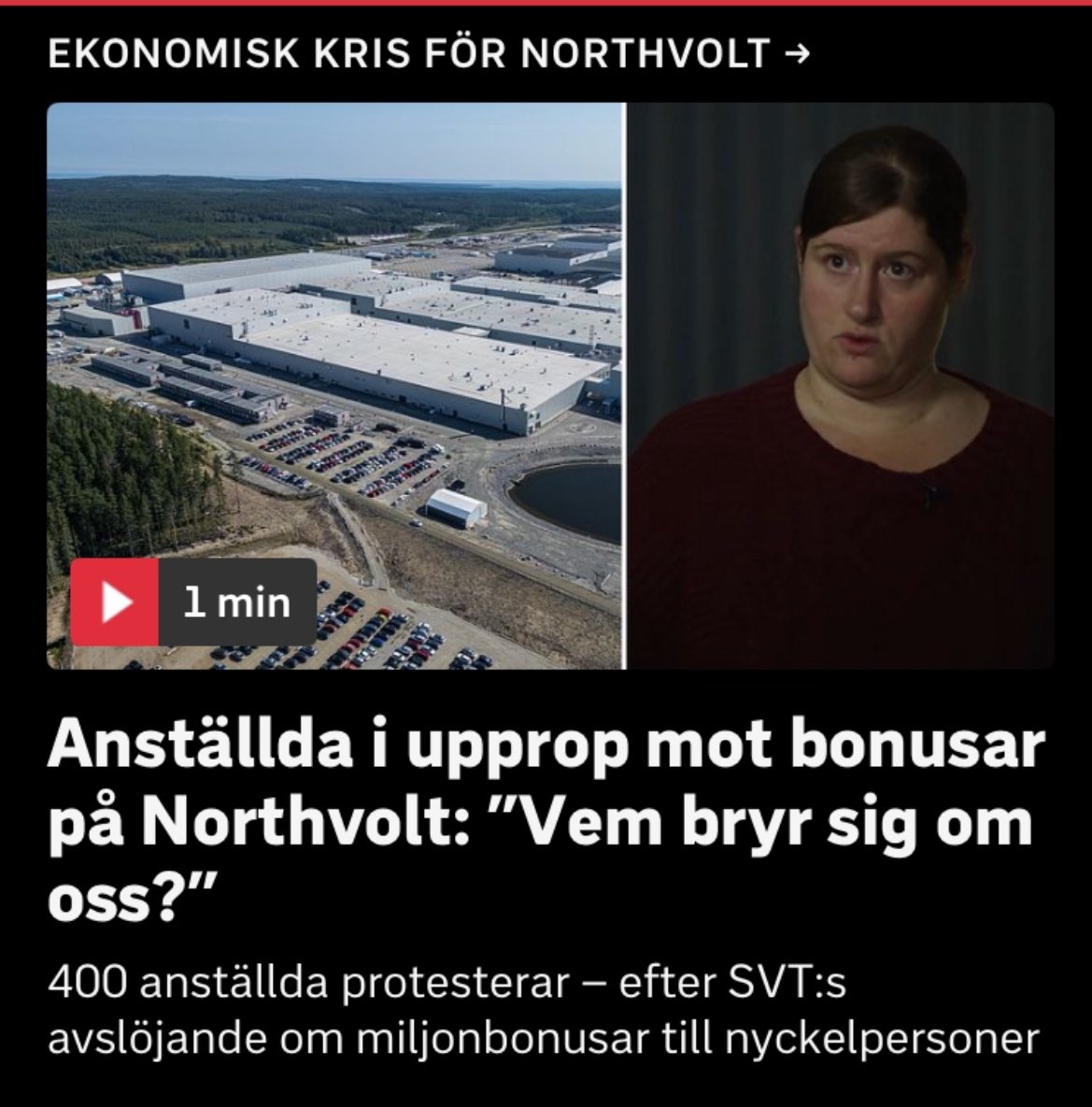 En dag som denna känns det extra rätt och rimligt att Kristina Lagerström &amp; <a href="/hbergsten/">Henrik Bergsten</a> nominerats till Guldspade för lång serie avslöjanden om Northvolt <a href="/svtnyheter/">SVT Nyheter</a>