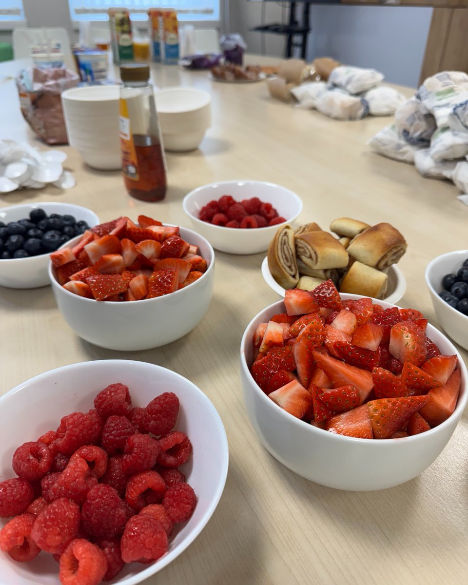 We're getting through hump day this week with our staff brunch.

Our breakfast sandwiches always go down great, and we look forward to this well-deserved treat every other month.