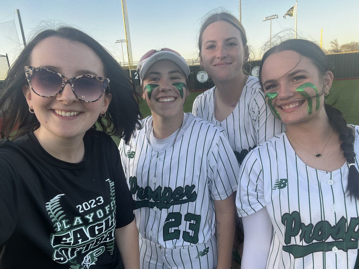 The weather couldn’t have been better for some Teacher Appreciation Softball! 🥎 These girls have my heart ❤️ #ProsperProud <a href="/ProsperHS/">Prosper High School</a> <a href="/PHSFastpitch/">Prosper Softball</a>