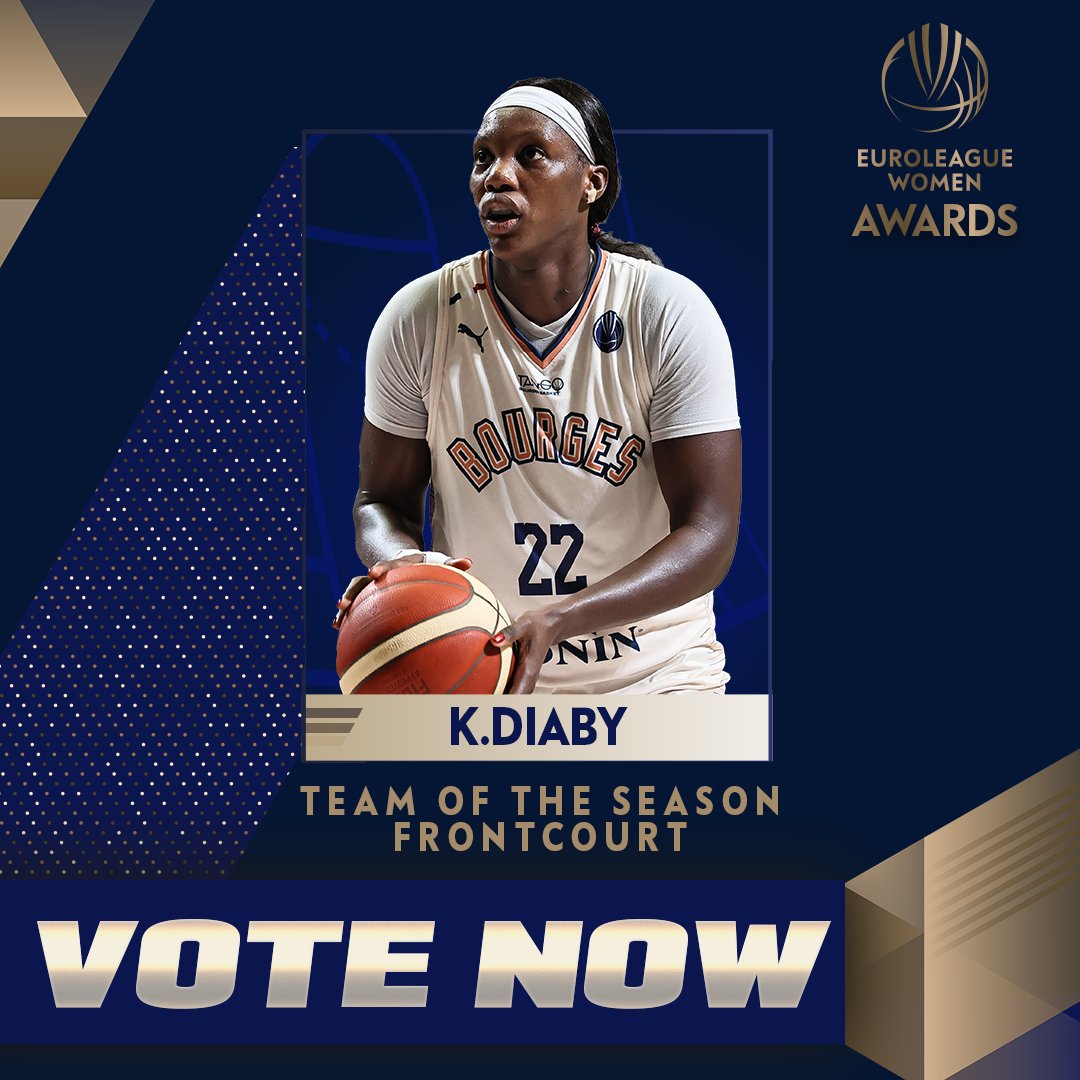 afrobasketwomen's tweet image. ๐จ๐ฎ Kariata Diaby for Team of the Season: Frontcourt! ๐จ๐ฎThe Ivorian star has dominated the paint all season! Letโs get her the recognition she deserves! VOTE NOW! ๐ณ๏ธ๐๐พ
๐ fiba.basketball/en/events/euroโฆ
#EuroLeagueWomen | #CรดteDIvoire | #KariataDiaby | #Frontcourt | #VoteForKariata