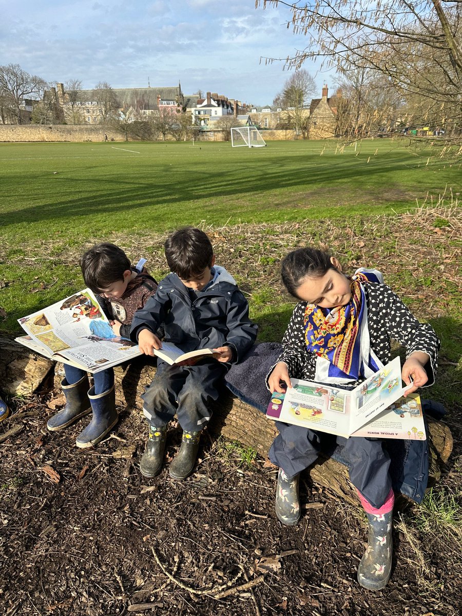 Last week, Pre-Prep immersed themselves in the magical world of books. With the warmth of the glorious Springtime sunshine beaming down on #WoodlandSchool the children curled up with their favourite books &amp; dived into enchanting worlds whilst surrounded by nature <a href="/WorldBookDayUK/">World Book Day UK 📚</a>