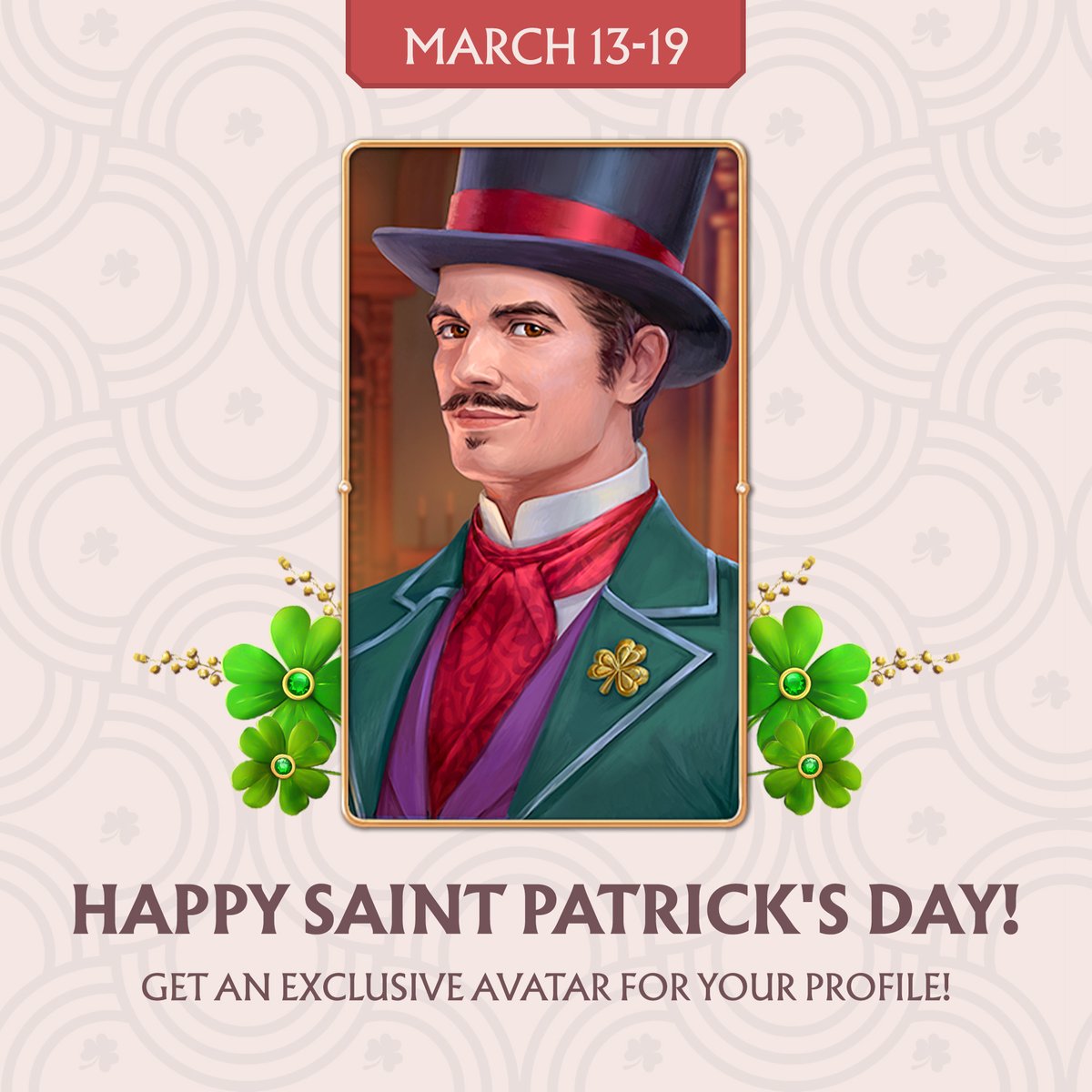 Happy early St. Patrick's Day!🍀

Celebrate the occasion with our special deal! Buy any of our packs and receive a discount on your next purchase! 🤩 The more you buy, the bigger your savings. Plus, one of the packs might include an exclusive avatar. Don’t miss this chance! 🥳