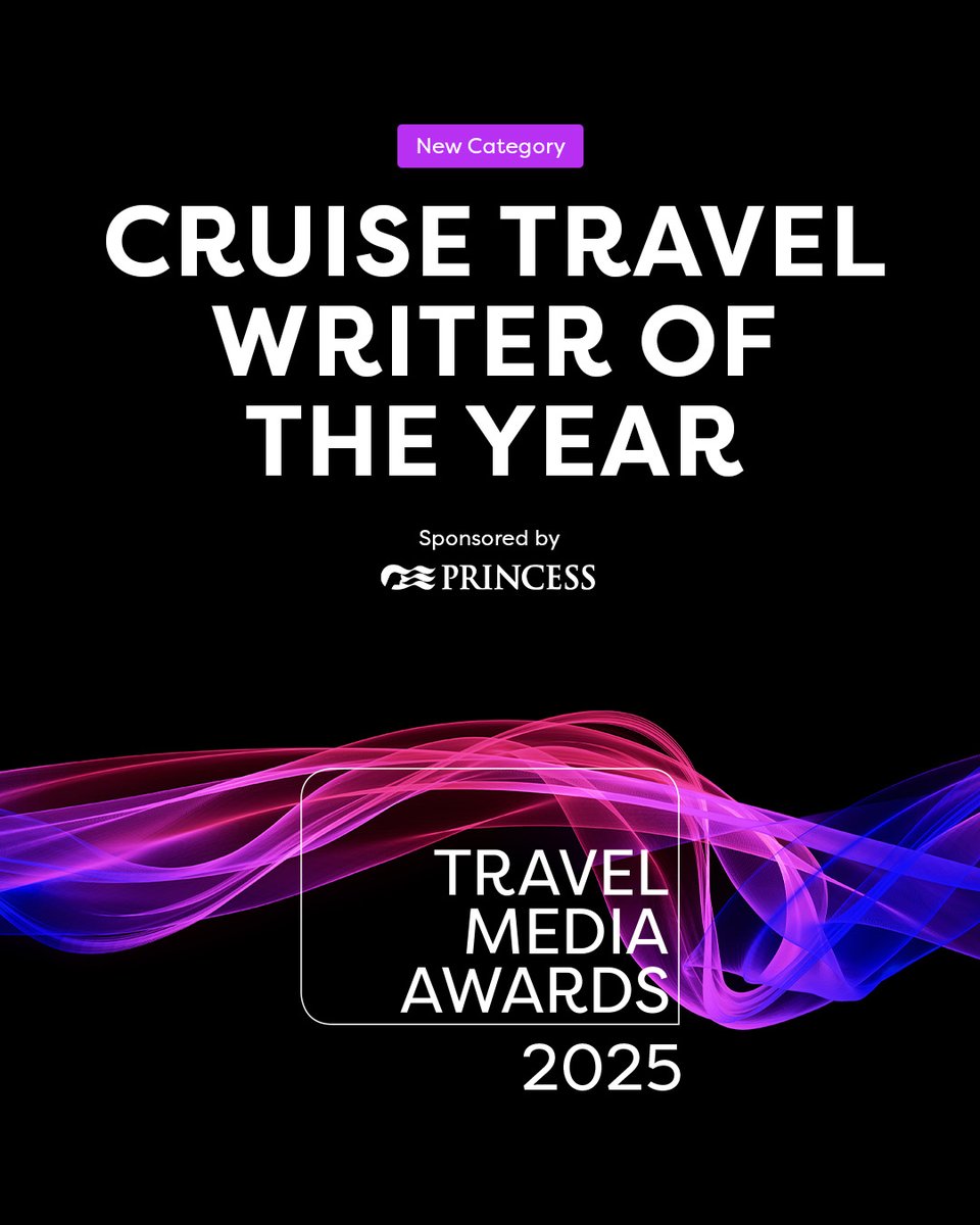 The Travel Media Awards is excited to introduce a brand-new category, Cruise Travel Writer of the Year, celebrating outstanding cruise industry journalism!

Entry deadline: 16 May 2025

Sponsored by: <a href="/PrincessCruises/">Princess Cruises</a>

Enter now: travelmediaawards.com/travelmediaawa…

#TravelMediaAwards #Travel