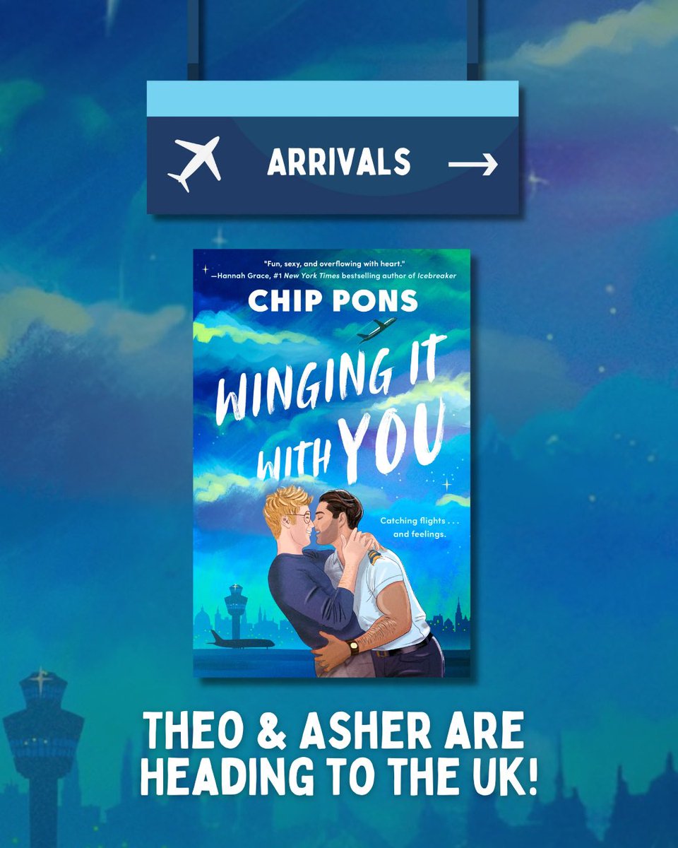 Chip Pons (@chippons) on Twitter photo WE’RE GOING TO THE UK, BB! 🇬🇧
Pack your bags, pals…because thanks to my new besties over at <a href="/dialoguepub/">Dialogue Publishing</a>, WINGING IT WITH YOU is arriving across the pond on JUNE 12, 2025
Preorder now! hachette.co.uk/titles/chip-po… WE’RE GOING TO THE UK, BB! 🇬🇧
Pack your bags, pals…because thanks to my new besties over at <a href="/dialoguepub/">Dialogue Publishing</a>, WINGING IT WITH YOU is arriving across the pond on JUNE 12, 2025
Preorder now! hachette.co.uk/titles/chip-po…