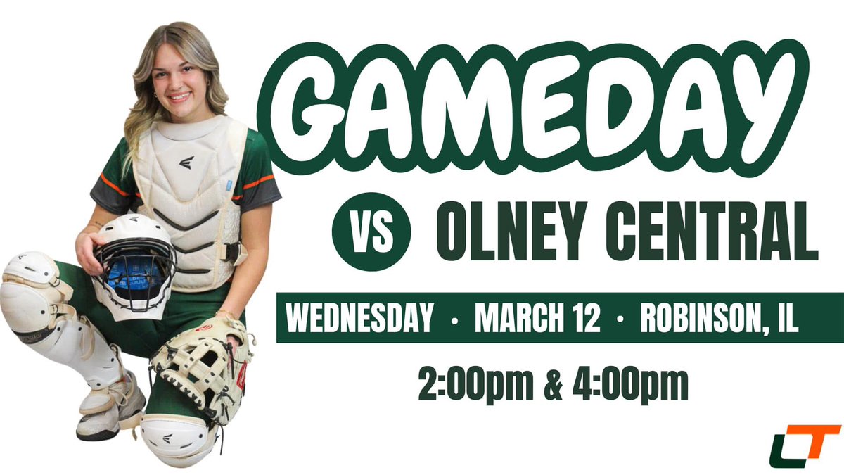Lincoln Trail Softball hosts their home opener against Olney Central College! Games will start at 2:00 &amp; at 4:00