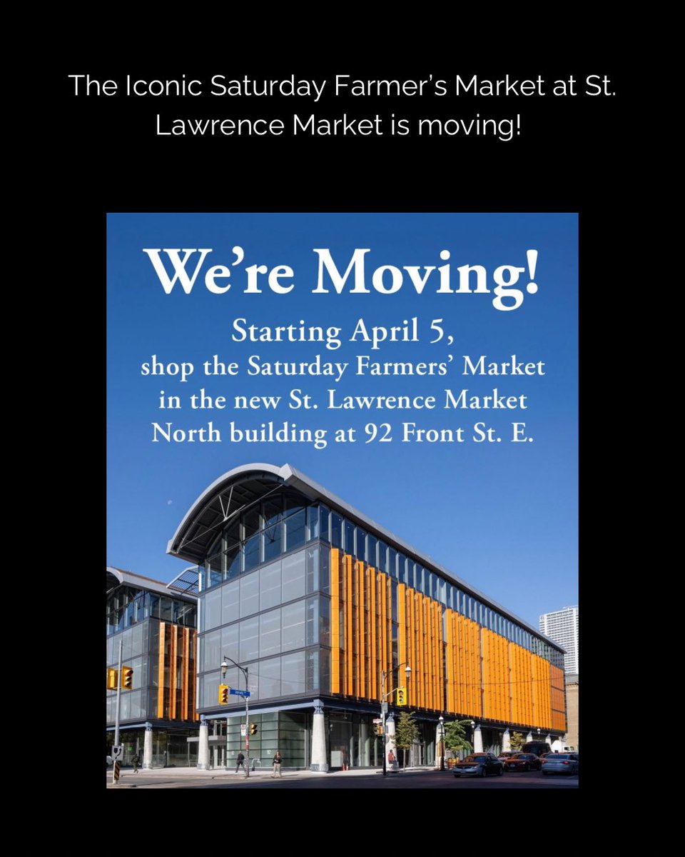 It’s ✨HAPPENING ✨ <a href="/StLawrenceMkt/">St. Lawrence Market</a>