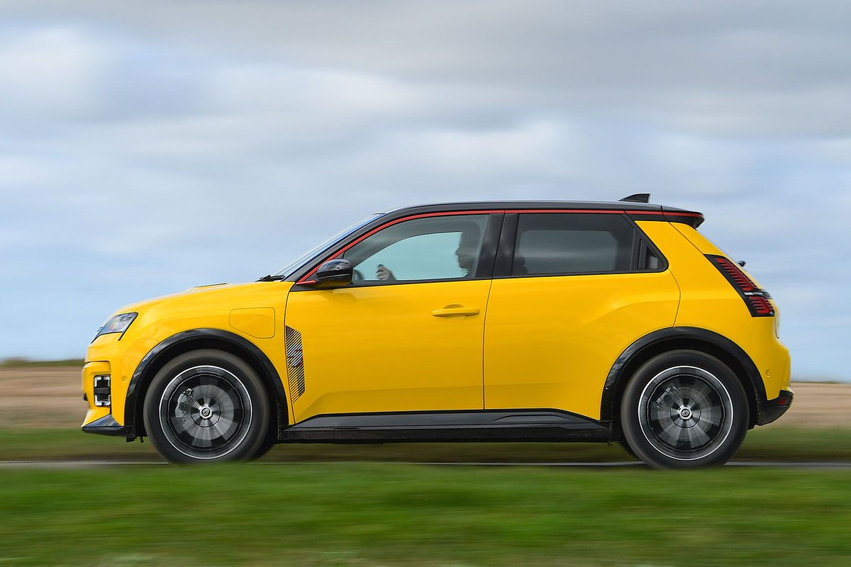autocar's tweet photo. REVIEW: The market has been crying out for affordable, stylish and enjoyable small electric cars - and that's exactly what the new Renault 5 is https://t.co/MRogjAp5uH https://t.co/pjk4FAiKNv