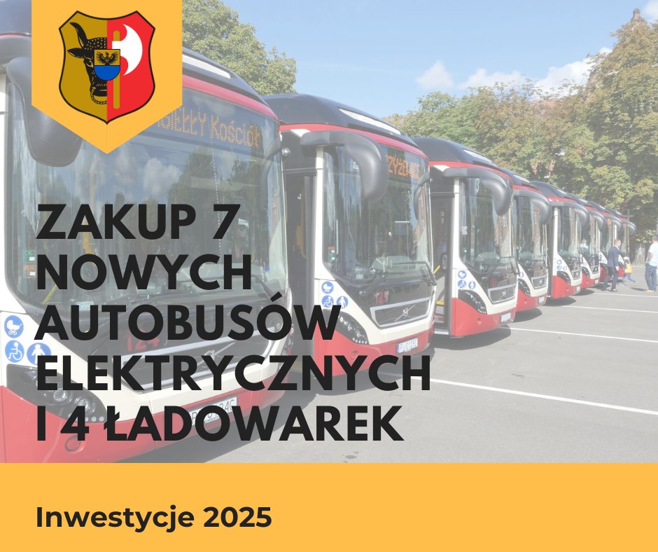 Właśnie ogłosiliśmy przetarg na zakup 7 nowych elektrycznych autobusów oraz 4 dwustanowiskowych ładowarek. Na to zadanie pozyskaliśmy ponad 17 mln zł dofinansowania 💪💸
Inwestycja ma być zrealizowana w przyszłym roku - w sam raz na jubileusz 50-lecia działalności MZK Leszno 🥳