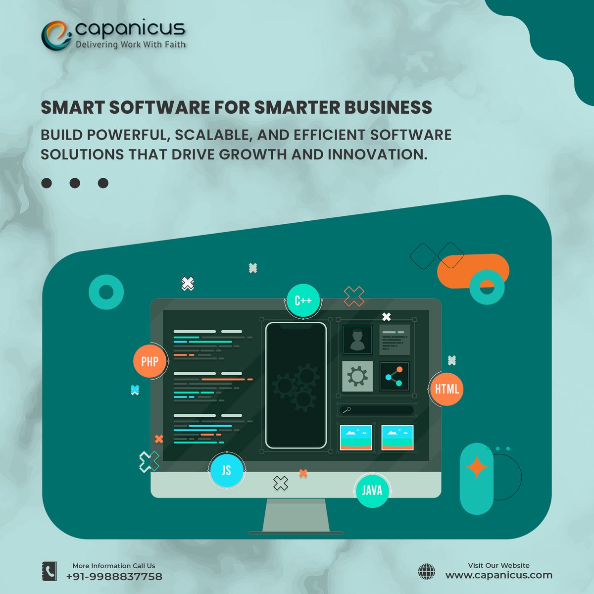 Capanicus's tweet image. Your vision, our code. 💡 Let Capanicus turn your ideas into reality! 🚀 Empowering businesses with innovative, scalable, and secure software solutions worldwide.
#SoftwareExperts #Capanicus #MobileApps #AppDevelopment #WebDevelopment #TechInnovation #WebRTC #VoIP #AI