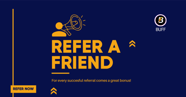 itsbuffcoin's tweet photo. 💰 Want to Invite a Friend and Earn?

We’ve moved the referral activity to the Earn section.

✦ Grab your referral link
✦ Invite friends to Buff
✦ Earn commission on whatever they make

📷 It’s easy to get started. Invite your buddy now. https://t.co/SQOXE2MROF