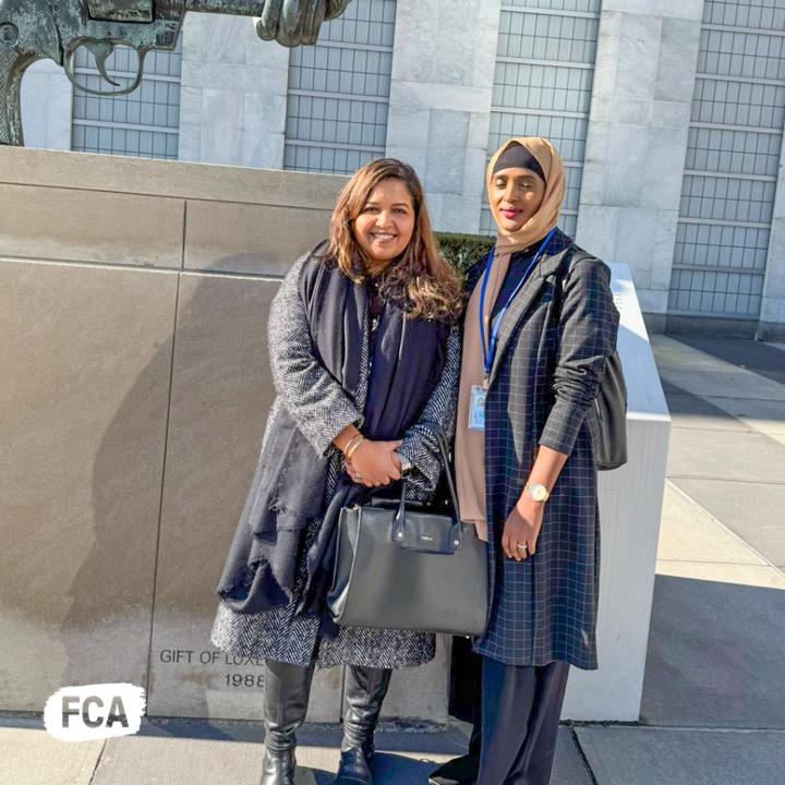 Right to Peace Advisor Aziza Maalim &amp; colleagues have joined diplomats, business leaders &amp; civil society at the UN for #CSW69, presenting our work on #Women, #Peace &amp; #Security. We're showcasing how we create platforms in Kerio for women's active participation in peace processes.