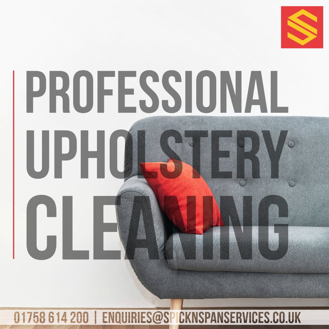 ✨Elevate Your Space with Our Expert Upholstery Cleaning Service!✨

📞 Call us on 01758 614 200 to book your professional upholstery cleaning service. Or visit our website for more information spicknspanservices.co.uk 🌐✨

#cleaning #carpetcleaning #cleaners
#cleanersnorthwales