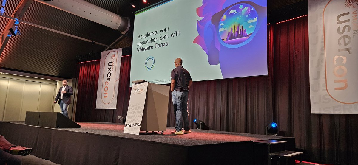 <a href="/dashaun/">DaShaun</a> and <a href="/openso/">Oren Penso</a> energizing the people at the #VMUGNL2025 during the midday keynote.