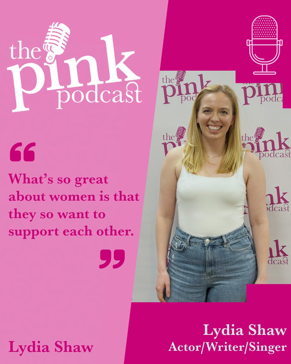 ✨Just after #InternationalWomensDay, we’re diving into a powerful conversation about women in the arts &amp; are thrilled to welcome the incredible <a href="/LydiaShaw2/">Lydia Shaw (she/her)</a>

With her viral musical Hatched! taking off, Lydia brings passion &amp; insight to the conversation

🎧 bit.ly/thepinkpodcast