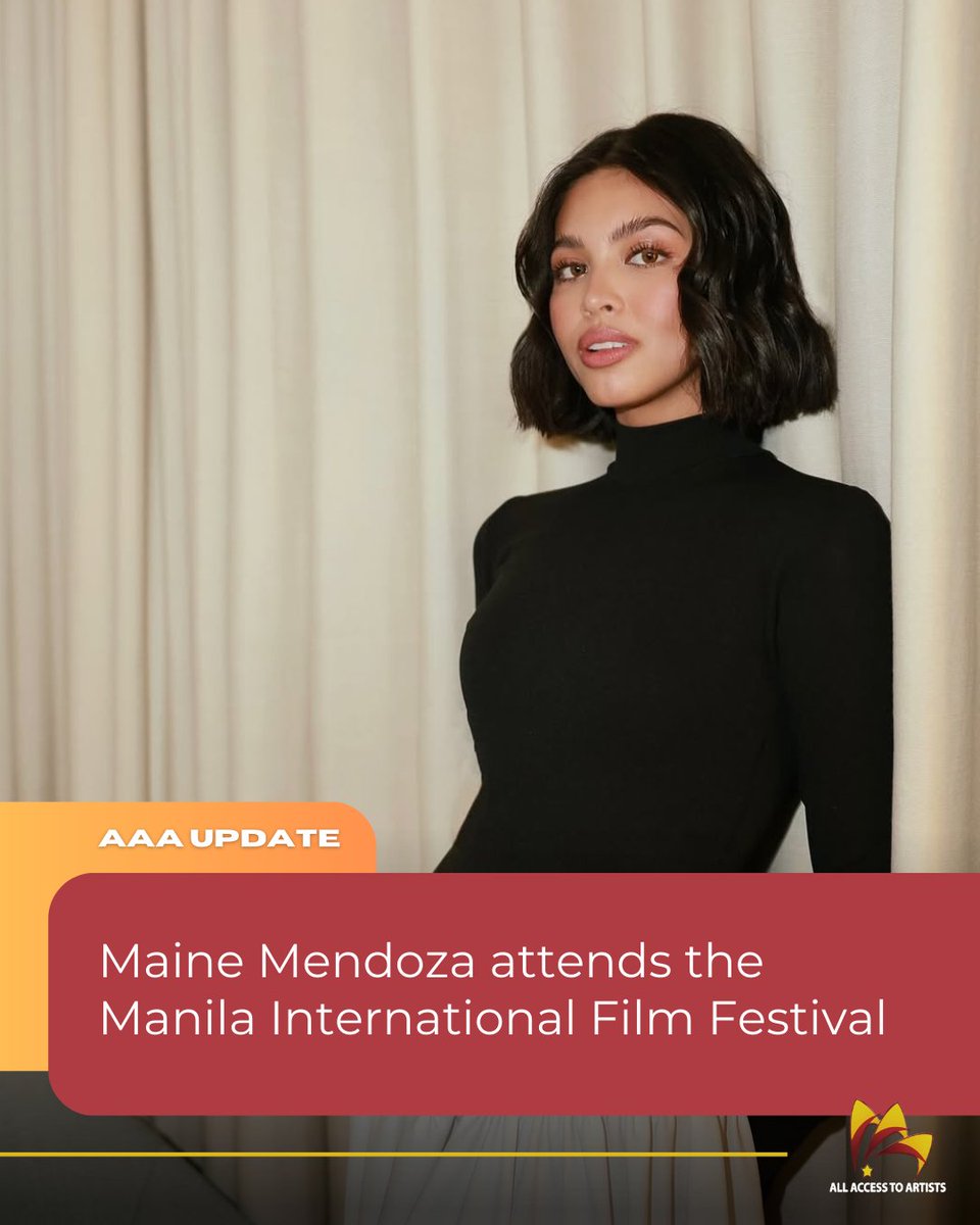 All Access To Artists (@aaartists_) on Twitter photo Phenomenal Star <a href="/mainedcm/">Maine Mendoza</a> recently flew to California to attend the Manila International Film Festival!
See her #MIFF2025 moments on her socials!
#MaineMendoza #AllAccessToArtists #fAAAmily Phenomenal Star <a href="/mainedcm/">Maine Mendoza</a> recently flew to California to attend the Manila International Film Festival!
See her #MIFF2025 moments on her socials!
#MaineMendoza #AllAccessToArtists #fAAAmily