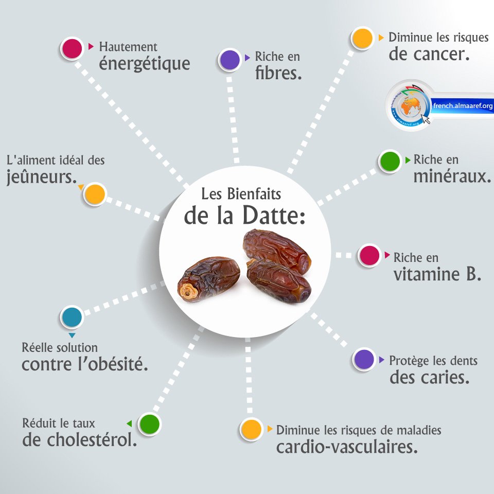 🔸 Les bienfaits de la datte ...