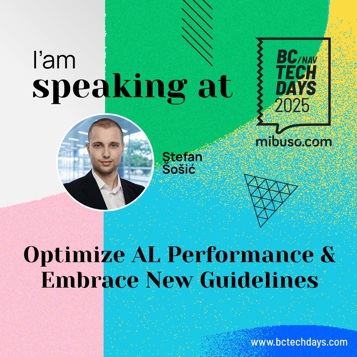 Stefan Ε oΕ‘iΔ (@stefan_sosic) on Twitter photo Delighted to be part of <a href="/BCTechDays/">BC TechDays</a> 2025, the best Business Central tech conference! π
Are you ready to learn more about how you can fine-tune your code? Which patterns to avoid? What are the new guidelines for the AL code?
Join my session at BC TechDays!
#BCTechDays Delighted to be part of <a href="/BCTechDays/">BC TechDays</a> 2025, the best Business Central tech conference! π
Are you ready to learn more about how you can fine-tune your code? Which patterns to avoid? What are the new guidelines for the AL code?
Join my session at BC TechDays!
#BCTechDays