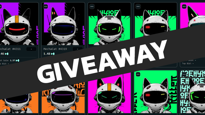 Mecha fam, let's make some noise! I'd like to support Mecha Cats with a giveaway! The prize is 1 Mecha #NFT. To participate:   

1. Follow me and Kitten Swap <a href="/KittenswapHype/">Kittenswap (🐱,🐱)</a> 
2. RT this post

The winner will be selected randomly in ~24h. 
Max RT, fam!