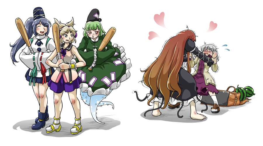 過去に描いた東方の聖さんのイラスト詰め合わせです。煩悩の塊で、あちこちで何かやらかしてくるイメージで描いてました。 