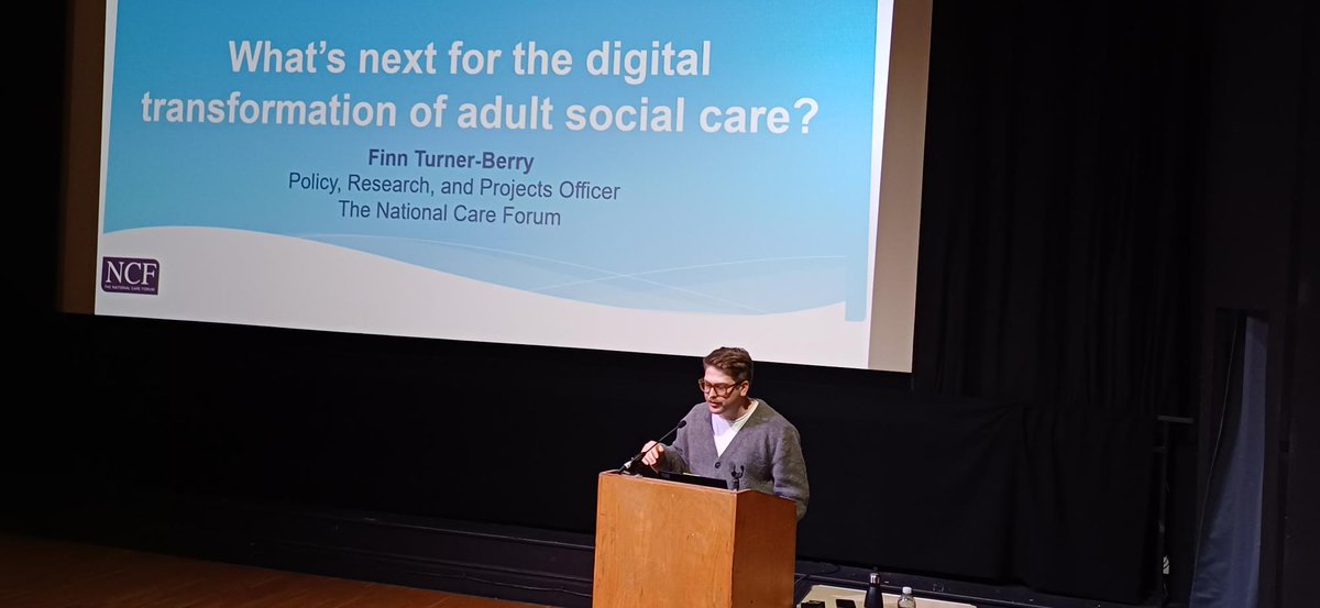 Surrey Care Association (@surreycare) on Twitter photo 'We are at a crossroads with digital social care. Now it is time to think about the digital and tech ahead.' Great to hear Finn Turner Berry, National Care Forum speaking at Surrey Heartlands 'Building on the digital future of Adult Social Care' conference today <a href="/NCFCareForum/">National Care Forum</a> 'We are at a crossroads with digital social care. Now it is time to think about the digital and tech ahead.' Great to hear Finn Turner Berry, National Care Forum speaking at Surrey Heartlands 'Building on the digital future of Adult Social Care' conference today <a href="/NCFCareForum/">National Care Forum</a>