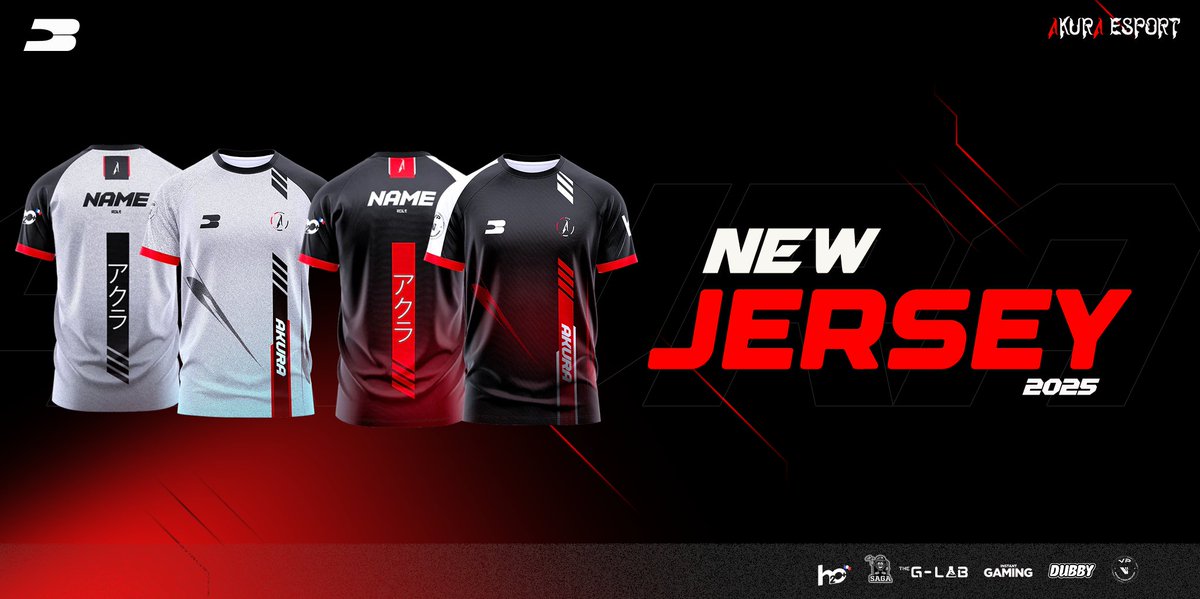 🚨Nouveaux Maillots Akura Esport 🚨

Nous sommes fiers de dévoiler 2 nouveaux maillots créés avec <a href="/BreakDayTM/">BreakDay</a> ! 🎨⚡️

Maillot officiel Akura - Design moderne pour nos compétitions.

🔗Découvrez-les dès maintenant : breakday.shop/pages/akura-e-…

#WeAkuraYou ⛩️