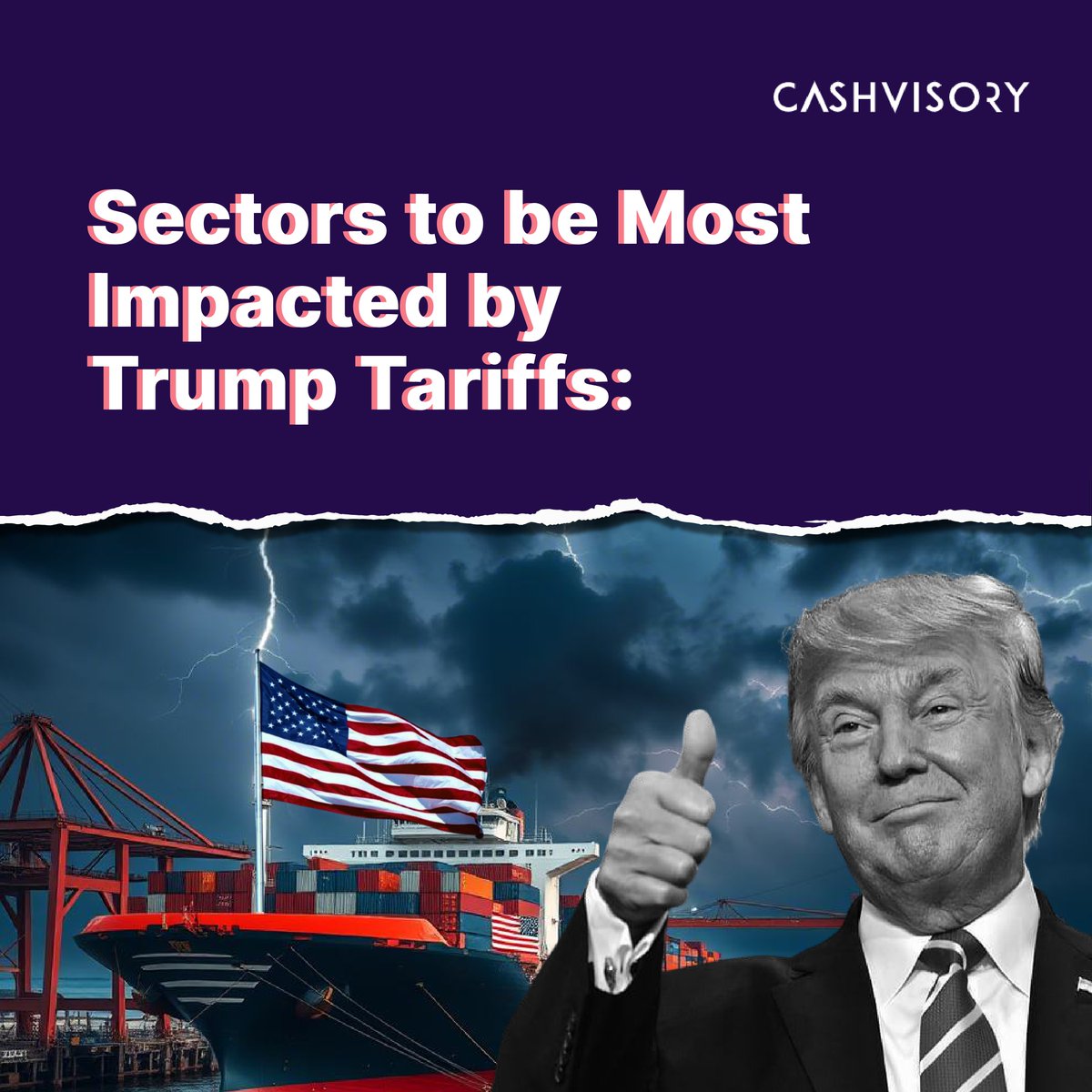 cashvisory's tweet image. Trump Tariffs &amp;amp; India: What’s at Stake? 🇮🇳📉
Sectors like pharmaceuticals, automobiles, medical devices, textiles, and gems &amp;amp; jewellery are set to take a hit as new U.S. tariffs roll out. The Indian government is considering incentives
#TradeWar #IndianEconomy #ExportChallenges