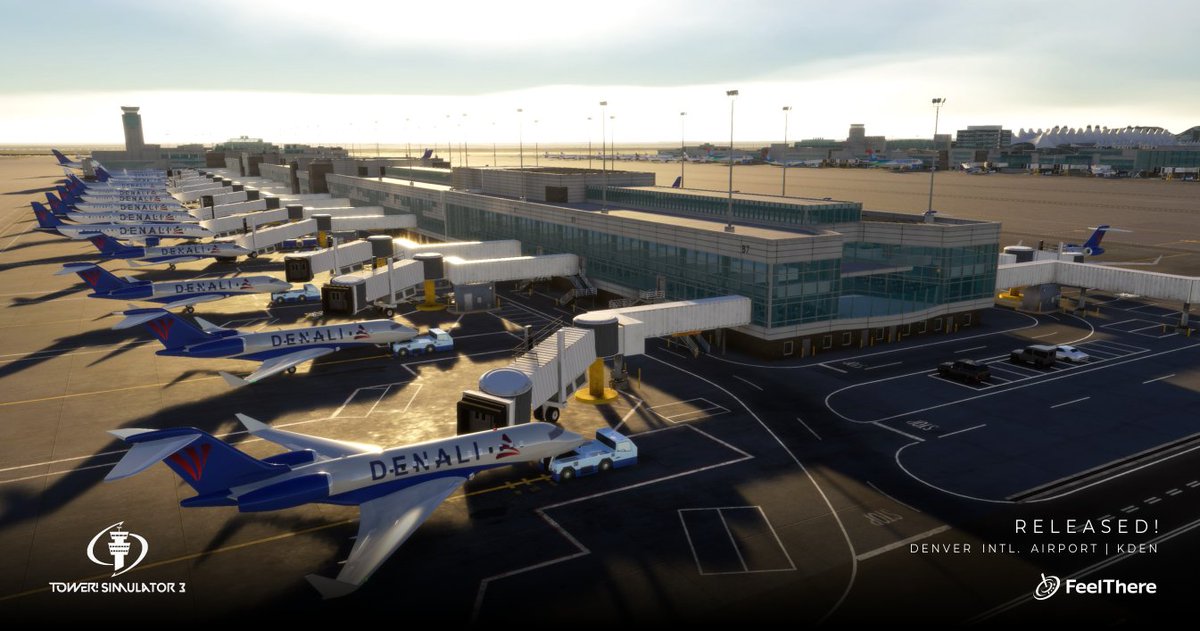 feelThere's tweet photo. RELEASED! 👉DENVER INTL. AIRPORT 🇺🇸 KDEN l DEN for Tower! Simulator 3 🛫
⏰ LIMITED RELEASE DISCOUNT 10%OFF!!!
Get it 👉 https://t.co/5OLVgclWSP or through our Portal! by FeelThere https://t.co/8hC2Qh2KEh
#Denver #KDEN #Tower #ATC #AirTrafficController #ATCSimulation https://t.co/SsMld0LLiC
