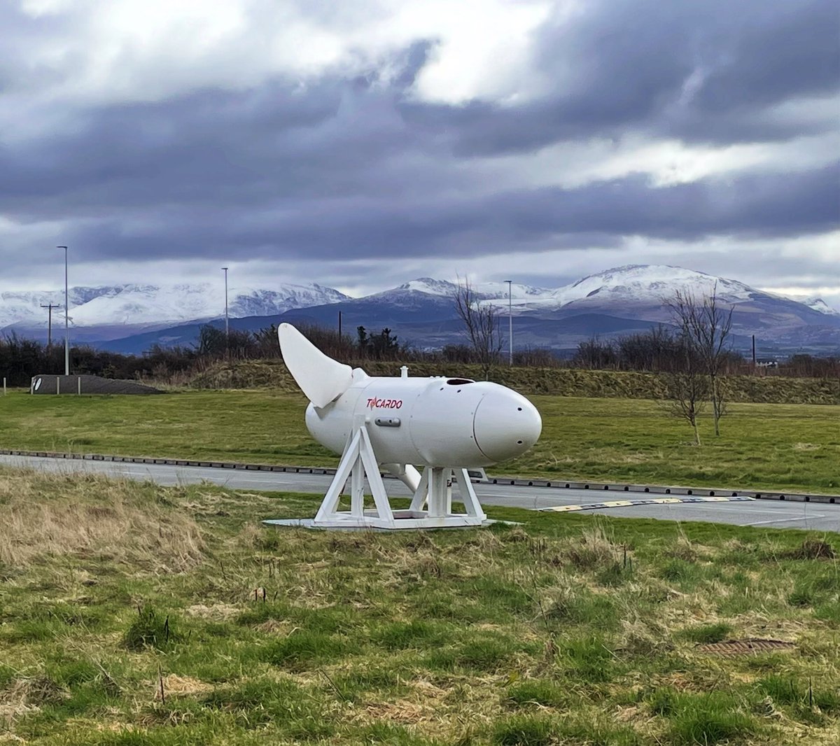 Great view and demonstration of the raw power of nature outside the office today 🌊⚡️🏔️