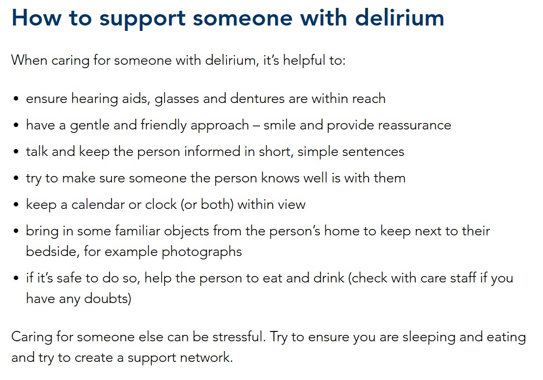 Patients with dementia experiencing #delirium need extra support—calm environments, clear communication, and familiar faces help greatly. 

#WDAD2025 

#Dementia