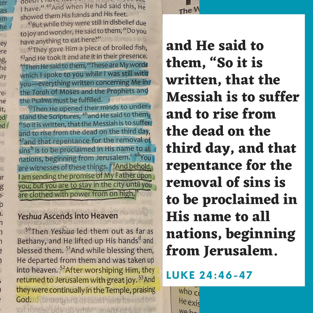 ravdaveed's tweet image. #Luke24v46and47 #TLV #TLVBible
•
#WWL #WordAsAWayOfLife #CoffeeAndTheBible #Discipleship #CamperLife