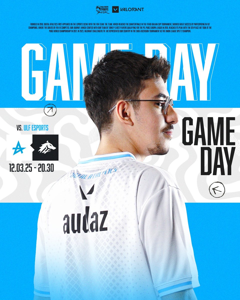 VALORANT Challengers Türkiye: Birlik Ligi Split 2 Yükselme/Düşme Turnuvası’nda bugün savaşmaya hazırız! 🔥 

🆚 ULF Esports
🗓️ 12 Mart
⏰ 20.30

#DAWIN #ChallengersTR | VALORANT
