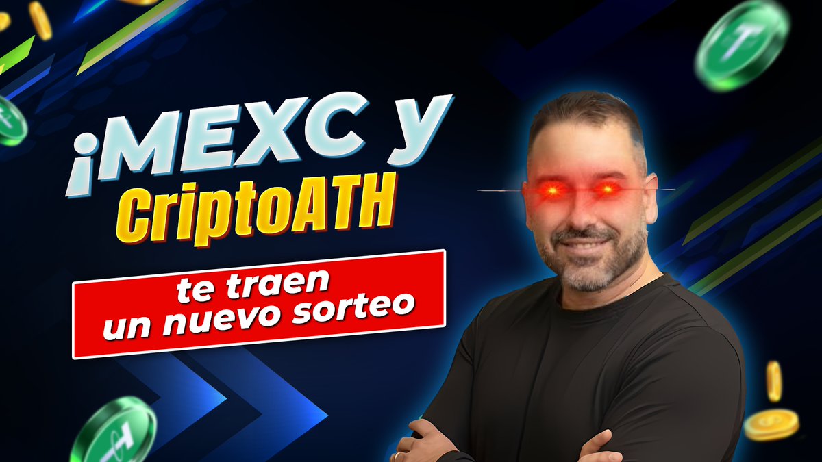 CriptoATH's tweet photo. 🔥 ¡REGALO 50$ A 2 PERSONAS! 🔥   
Requisitos: 

👉🏼 Seguir a:
@MEXCespanol
@CriptoATH

👉🏼 RT + Like

👉🏼 Unirse a https://t.co/xan3laXuop 

En 48 horas anuncio los 2 ganadores.
¡Mucha suerte a todos! 🍀 https://t.co/nsVuuHN0gz