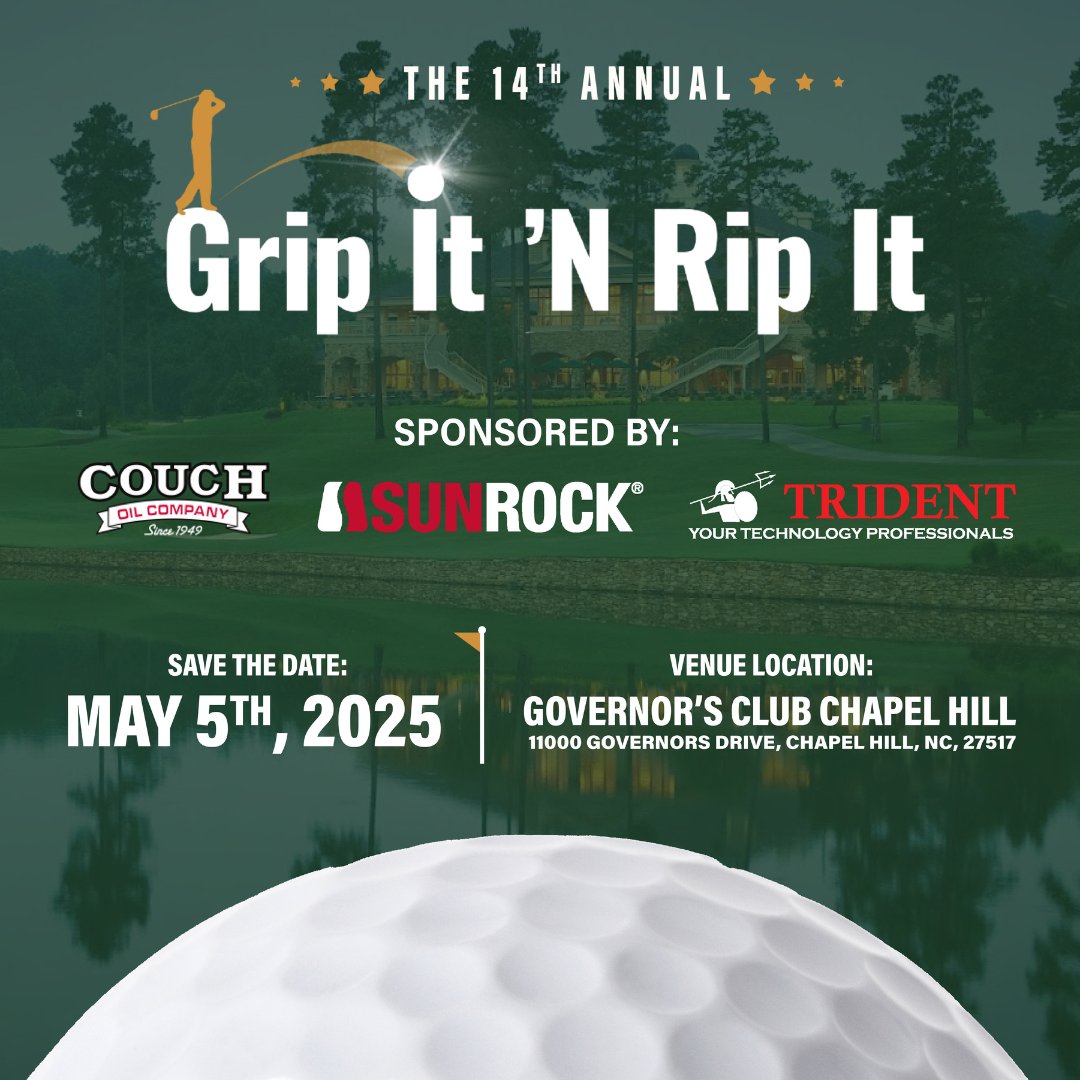 🏌️‍♂️⛳ Get ready to Grip It ‘N Rip It! 

Join us for the 14th Annual Grip It ‘N Rip It Golf Tournament benefiting the Durham Rescue Mission! Mark your calendars for Monday, May 5, 2025, at the stunning Governor’s Club Golf Course.

🎟️ Get your tickets here: loom.ly/iRmgz6w
