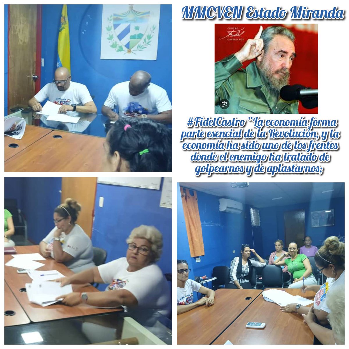 MMCVEN Estado Miranda 
Se realizó conclusiones de la supervisión Nacional🇨🇺 al estado Miranda relacionado al chequeo de la linea blanca distribuida durante el 2024.
Donde quedó evidenciado el estricto control por parte del departamento de economía.
#CubaPorLaVida 
<a href="/DrYusleivy/">Dr. Yusleivy Martínez</a>