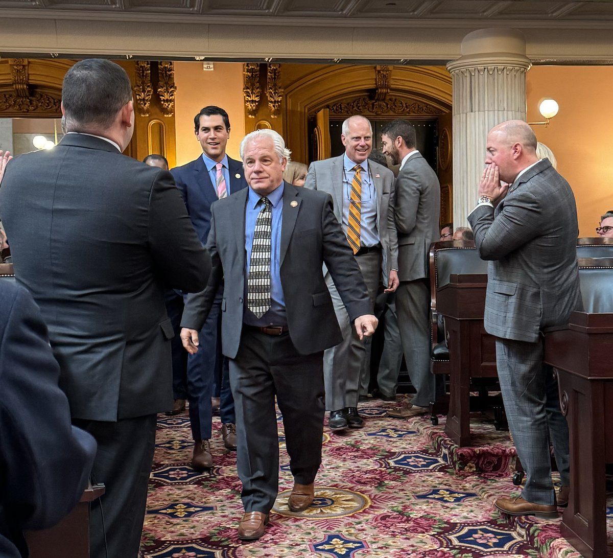 PhilPlummerOH40's tweet image. It was an honor to be on the Governor’s escort team for todays State of the State address.