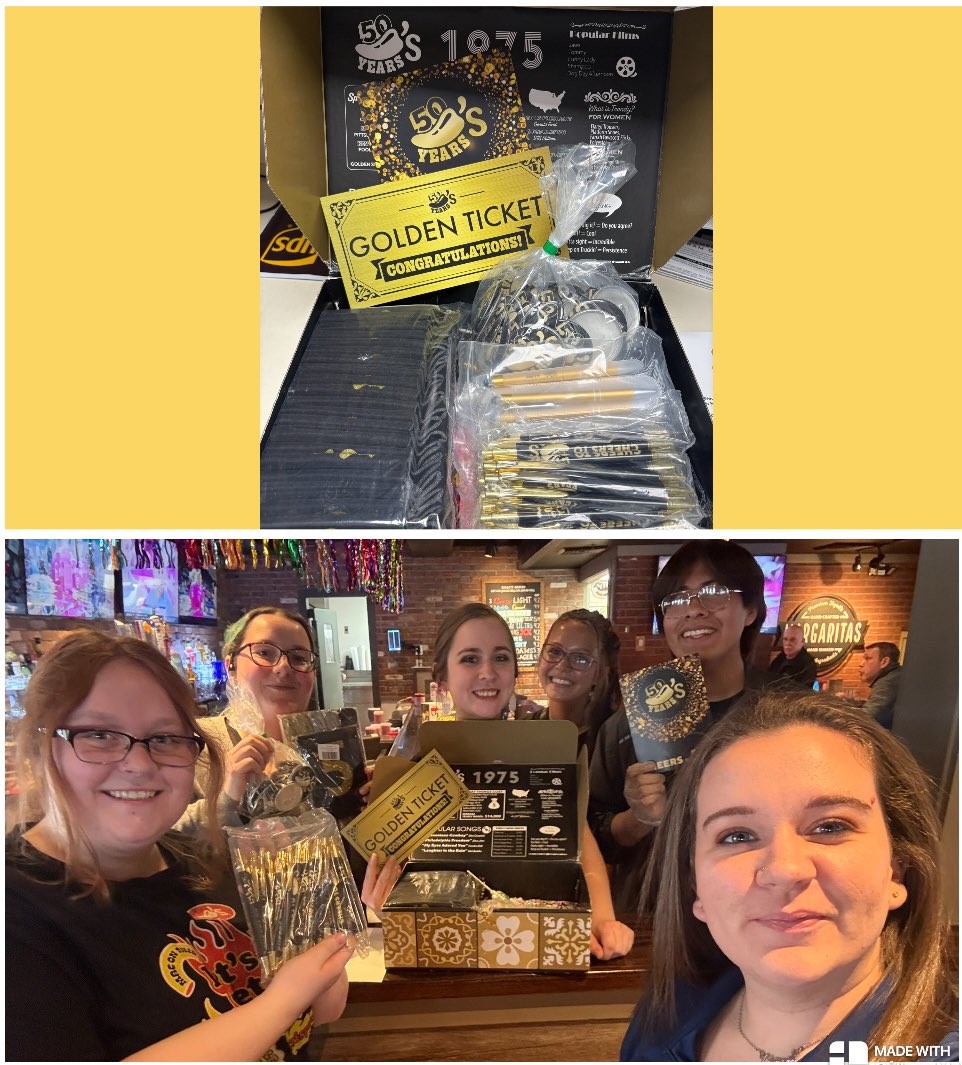 Cortney Day (@cortney40833917) on Twitter photo Who’s ready for CHILIS’s 50th BIRTHDAY 🎉🎈🎫 HOME OF THE PRESIDENTE & all the #chilisculture🥰🥰 GOLDEN TICKET OF FUN🤭 how do you plan to spend your thirsty Thursday’s 🫠 #chilis1749 #chilisgoldenticket #happy50thbday #presidentemarg #chilislove #chilisparty <a href="/ChilisVTT/">Virtual Training Team</a> Who’s ready for CHILIS’s 50th BIRTHDAY 🎉🎈🎫 HOME OF THE PRESIDENTE & all the #chilisculture🥰🥰 GOLDEN TICKET OF FUN🤭 how do you plan to spend your thirsty Thursday’s 🫠 #chilis1749 #chilisgoldenticket #happy50thbday #presidentemarg #chilislove #chilisparty <a href="/ChilisVTT/">Virtual Training Team</a>