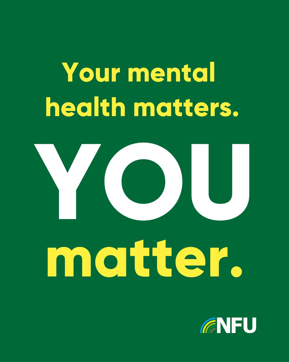 With farmer confidence at a new all-time low, along with Defra's announcement of the closure on SFI, it has never been more important to think of our mental health and look out for those around us. 

Find mental health and wellbeing support in your area👉ow.ly/PLq750VgGpE