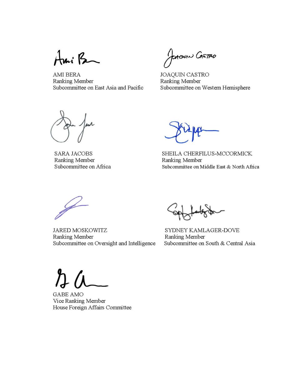 Pete Marocco and the Trump administration still owe Congress answers on their dismantling of USAID and undermining of US foreign assistance.
 
Read the letter House Foreign Ranking Members sent to Marocco on their outstanding questions: