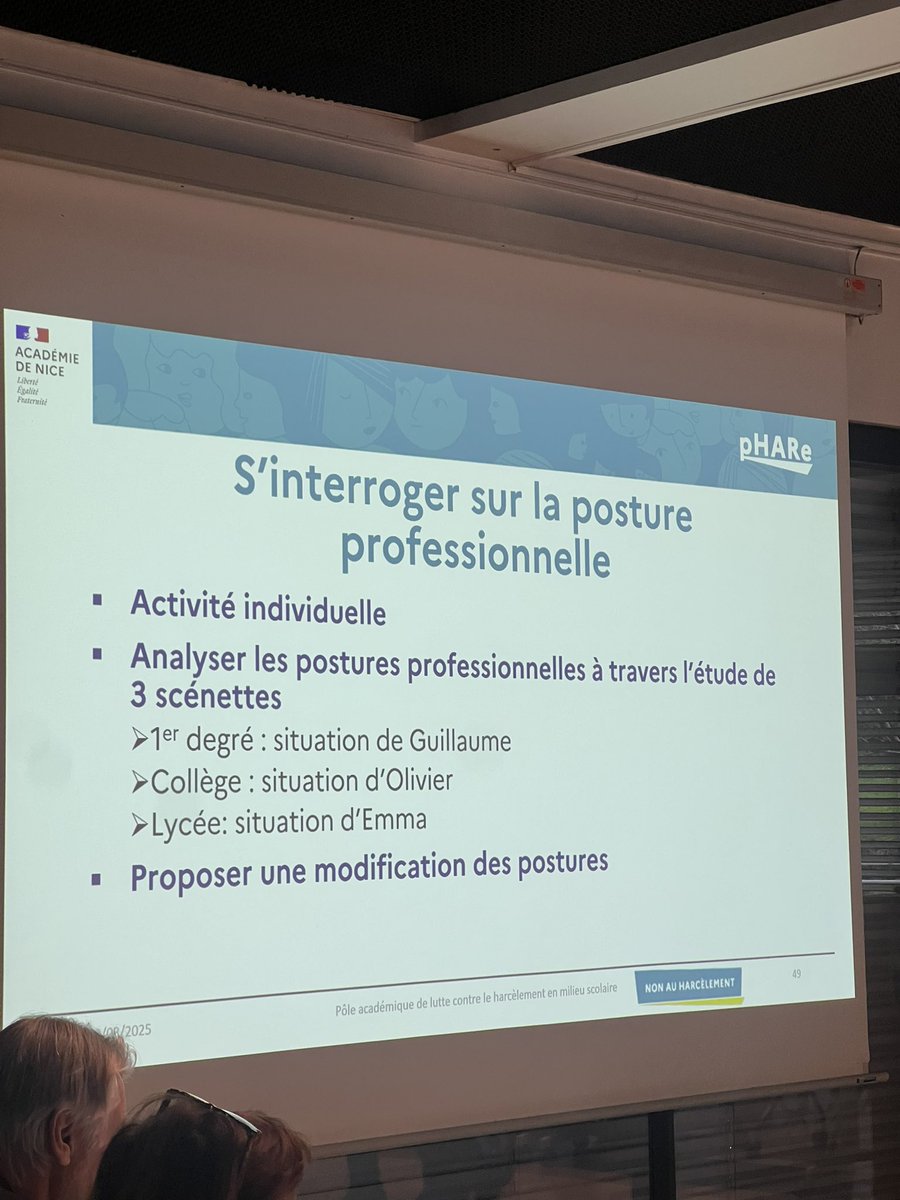 L’ensemble du comité de direction élargi  <a href="/AcademieNice/">Académie de Nice</a> formé pour prévenir, détecter les signaux faibles et savoir réagir face au harcèlement scolaire. Objectif : 100 % de personnels formés d’ici 2027 car chacun a un rôle à jouer!
➡️magistere.education.fr/ac-nice/course…
#NonauHarcèlement